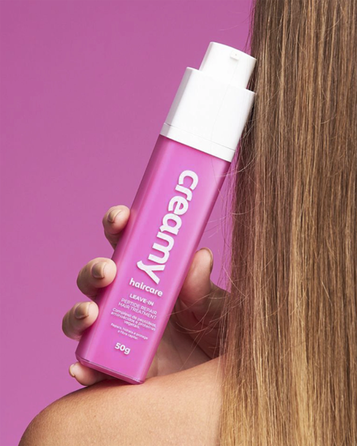 Testamos: Leave-in Peptide Repair da Creamy