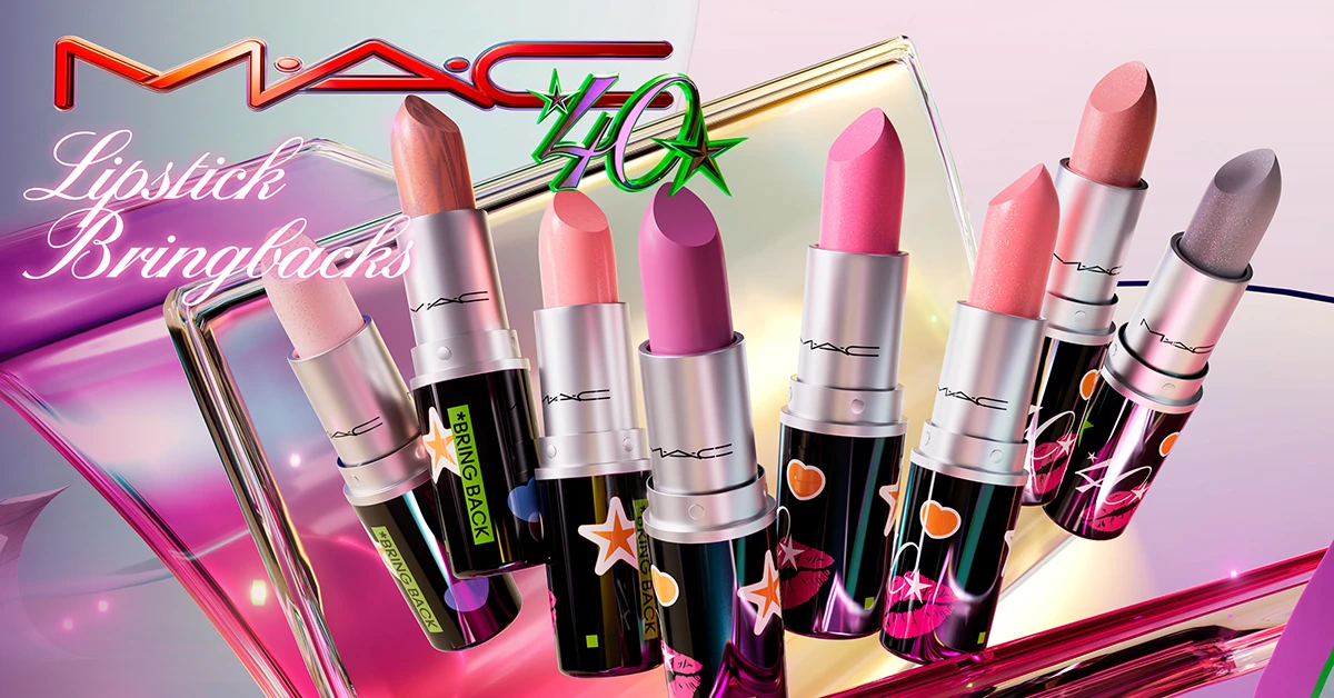 MAC relança batons icônicos para celebrar seus 40 anos