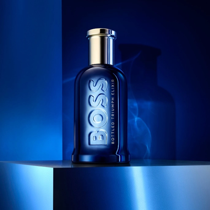 Novo perfume Boss Bottled Triumph Elixir