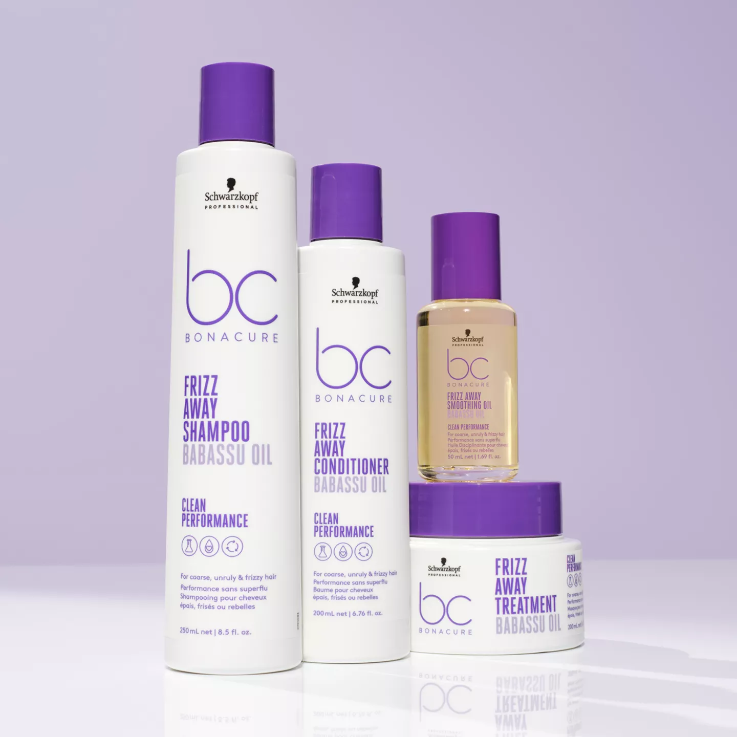 bonacure linha capilar frizz away