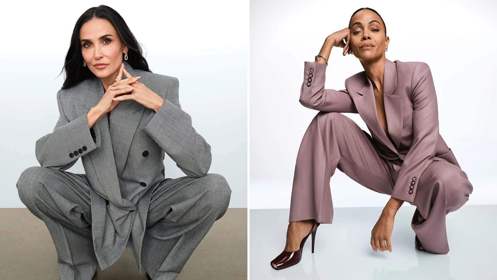 demi moore e zoe saldana lancome